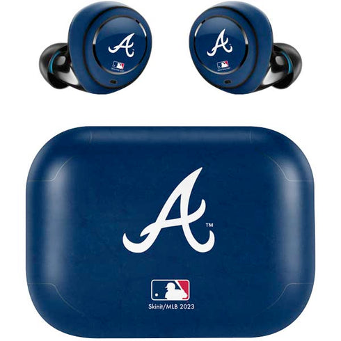 MLB Atlanta Braves - Solid Distressed Amazon Echo Buds Skin