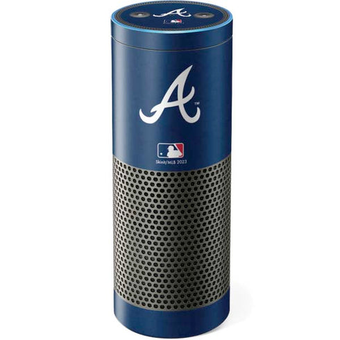 MLB Atlanta Braves - Solid Distressed Amazon Echo Skin