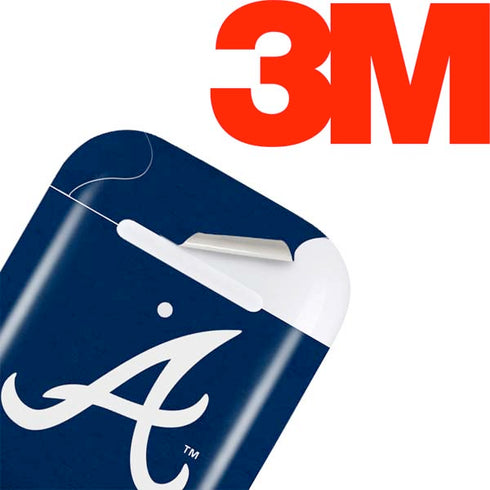 MLB Atlanta Braves - Solid Distressed Apple AirPods 2 Skin