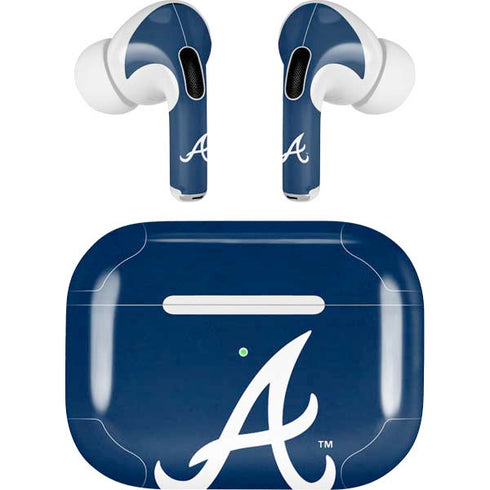 MLB Atlanta Braves - Solid Distressed Apple AirPods Pro Skin