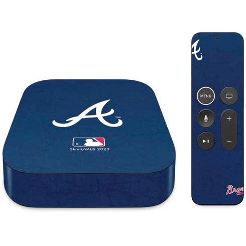 MLB Atlanta Braves - Solid Distressed Apple TV Skin