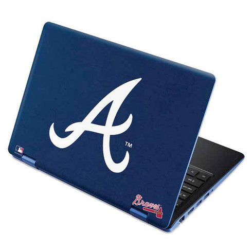 MLB Atlanta Braves - Solid Distressed Aspire R11 11.6in Skin