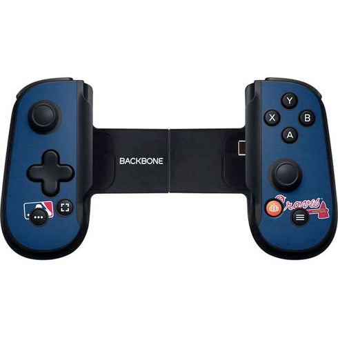 MLB Atlanta Braves - Solid Distressed Backbone One for iPhone Game Controller Skin