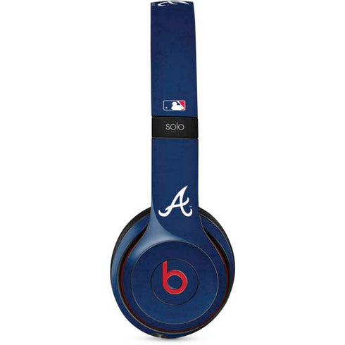MLB Atlanta Braves - Solid Distressed Beats Solo 2 Wireless Skin