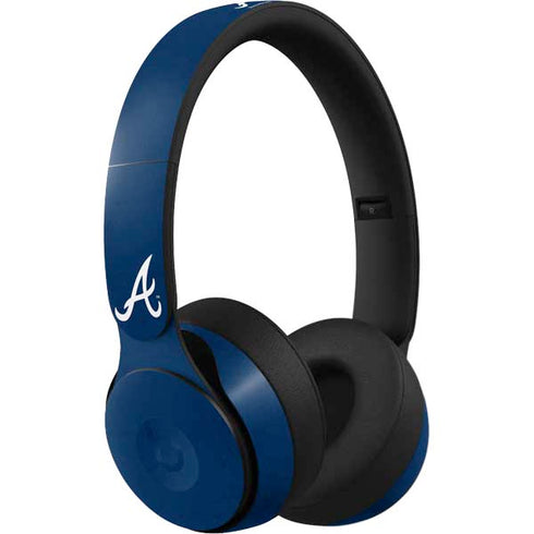 MLB Atlanta Braves - Solid Distressed Beats Solo Pro Skin
