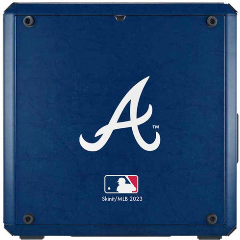 MLB Atlanta Braves - Solid Distressed Cooler Master MasterBox Q300L Mini Tower Skin