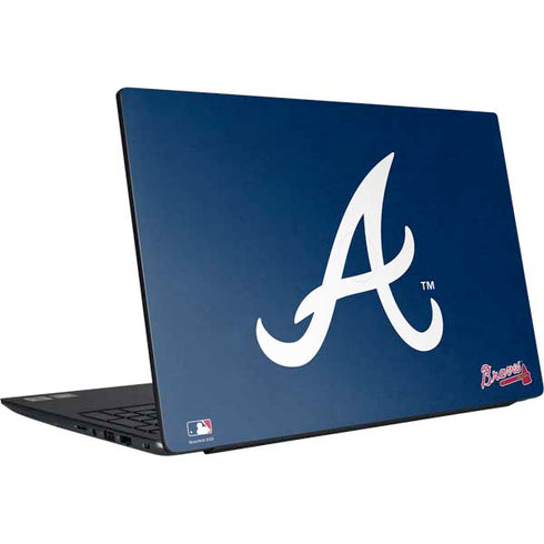 MLB Atlanta Braves - Solid Distressed Dell Vostro Skin