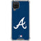 MLB Atlanta Braves - Solid Distressed Galaxy A12 Clear Case
