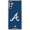 MLB Atlanta Braves - Solid Distressed Galaxy A13 5G Clear Case