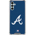 MLB Atlanta Braves - Solid Distressed Galaxy A13 5G Clear Case