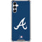 MLB Atlanta Braves - Solid Distressed Galaxy A14 5G Clear Case