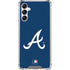 MLB Atlanta Braves - Solid Distressed Galaxy A14 5G Clear Case