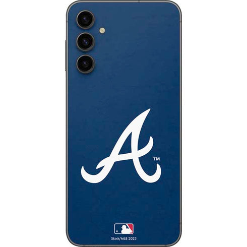 MLB Atlanta Braves - Solid Distressed Galaxy A14 5G Skin