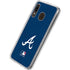 MLB Atlanta Braves - Solid Distressed Galaxy A20 Clear Case