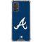 MLB Atlanta Braves - Solid Distressed Galaxy A32 5G Clear Case
