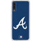 MLB Atlanta Braves - Solid Distressed Galaxy A50 Clear Case