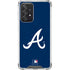 MLB Atlanta Braves - Solid Distressed Galaxy A52 5G Clear Case