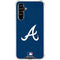 MLB Atlanta Braves - Solid Distressed Galaxy A54 5G Clear Case