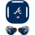 MLB Atlanta Braves - Solid Distressed Galaxy Buds Pro Skin