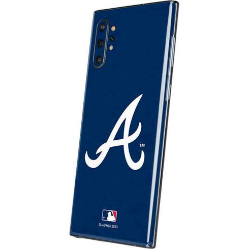 MLB Atlanta Braves - Solid Distressed Galaxy Note 10 Plus Skin