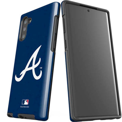 MLB Atlanta Braves - Solid Distressed Galaxy Note 10 Pro Case