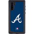 MLB Atlanta Braves - Solid Distressed Galaxy Note 10 Waterproof Case