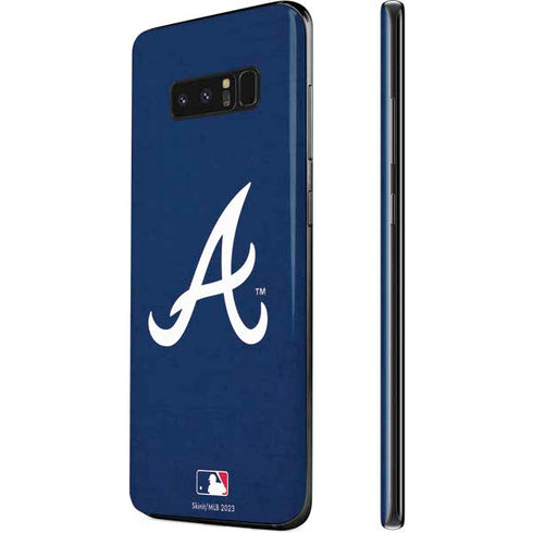 MLB Atlanta Braves - Solid Distressed Galaxy Note 8 Skin