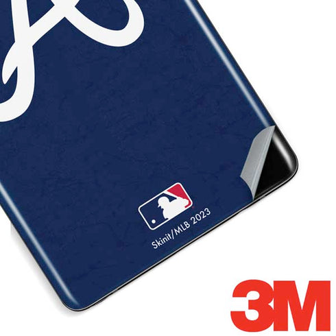MLB Atlanta Braves - Solid Distressed Galaxy Note 8 Skin