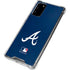 MLB Atlanta Braves - Solid Distressed Galaxy Note20 5G Clear Case