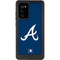MLB Atlanta Braves - Solid Distressed Galaxy Note20 5G Waterproof Case