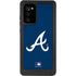 MLB Atlanta Braves - Solid Distressed Galaxy Note20 5G Waterproof Case