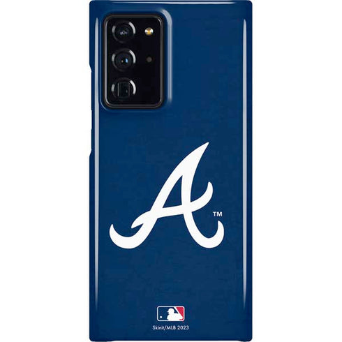 MLB Atlanta Braves - Solid Distressed Galaxy Note20 Ultra 5G Lite Case