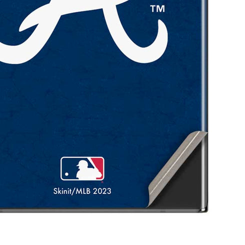 MLB Atlanta Braves - Solid Distressed Galaxy Note20 Ultra 5G Skin