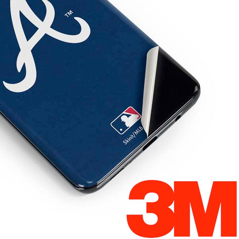 MLB Atlanta Braves - Solid Distressed Galaxy S10 Skin