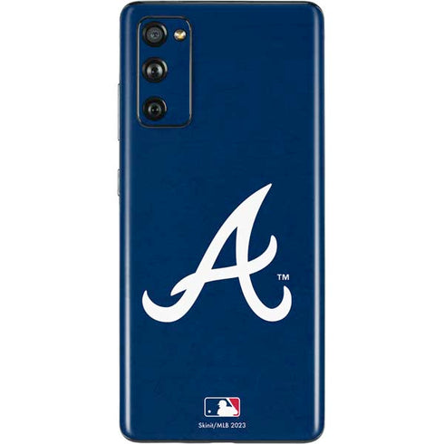 MLB Atlanta Braves - Solid Distressed Galaxy S20 Fan Edition Skin