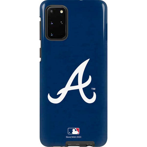 MLB Atlanta Braves - Solid Distressed Galaxy S20 Plus Pro Case