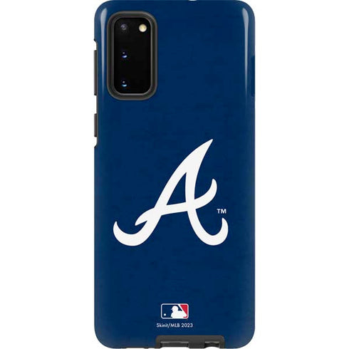 MLB Atlanta Braves - Solid Distressed Galaxy S20 Pro Case