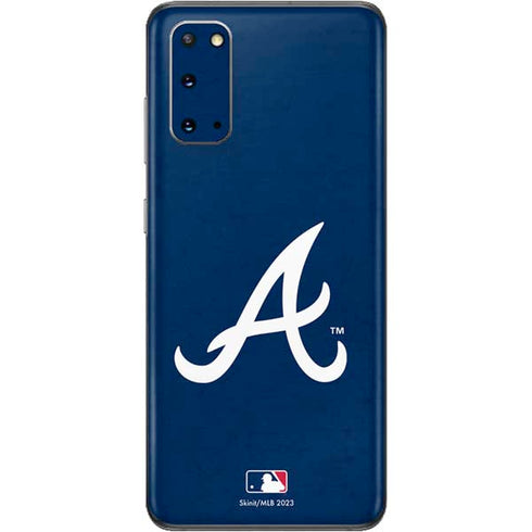 MLB Atlanta Braves - Solid Distressed Galaxy S20 Skin