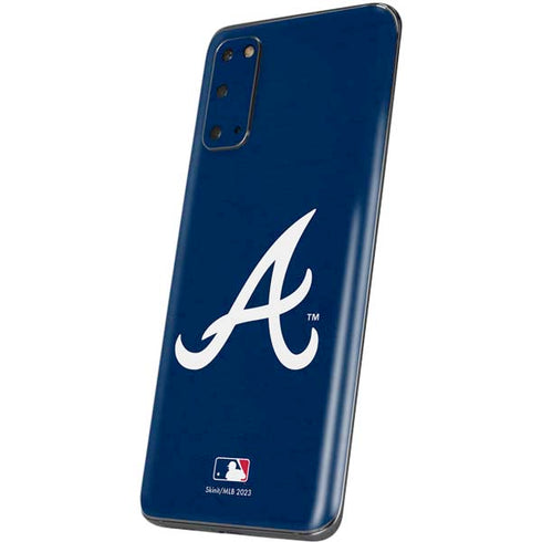 MLB Atlanta Braves - Solid Distressed Galaxy S20 Skin