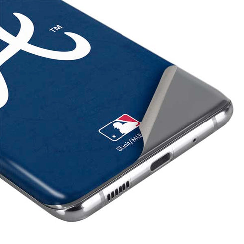 MLB Atlanta Braves - Solid Distressed Galaxy S20 Skin