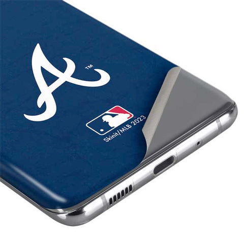 MLB Atlanta Braves - Solid Distressed Galaxy S20 Ultra 5G Skin
