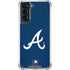 MLB Atlanta Braves - Solid Distressed Galaxy S21 5G Clear Case