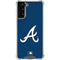 MLB Atlanta Braves - Solid Distressed Galaxy S21 FE Clear Case