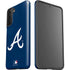 MLB Atlanta Braves - Solid Distressed Galaxy S21 FE Pro Case