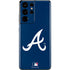 MLB Atlanta Braves - Solid Distressed Galaxy S21 Ultra 5G Skin