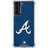 MLB Atlanta Braves - Solid Distressed Galaxy S22 Clear Case