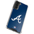 MLB Atlanta Braves - Solid Distressed Galaxy S22 Plus Clear Case