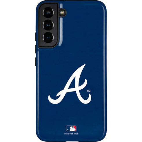 MLB Atlanta Braves - Solid Distressed Galaxy S22 Plus Pro Case