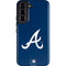 MLB Atlanta Braves - Solid Distressed Galaxy S22 Pro Case