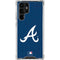 MLB Atlanta Braves - Solid Distressed Galaxy S22 Ultra Clear Case